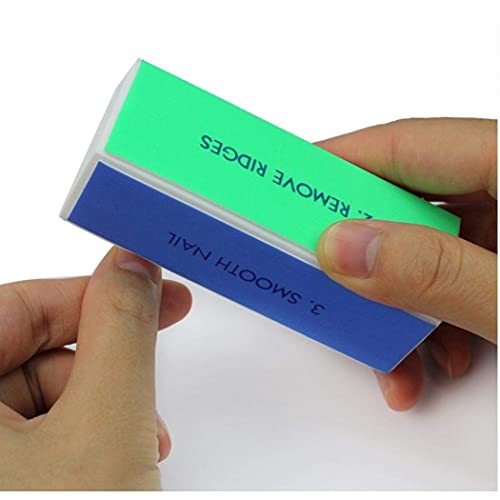 Ruluti 5pcs Nagel-Kunst Shiner Buffer 4 Ways Polish Schleifen Datei-Block Maniküre Produkt – Bild 7