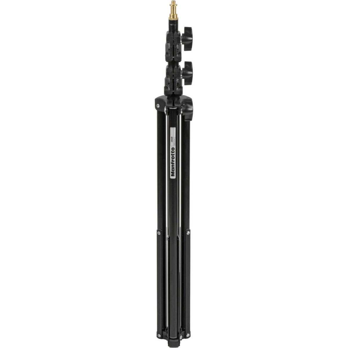 Manfrotto 366B 1,8 m 5/8-inch Stud y 015 Top Basic luz Soporte Que sustituye a 3330 (Negro)