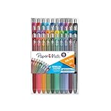 Paper Mate Inkjoy Gel Pen, Retractable, Medium 0.7 Mm, Assorted Ink And Barrel Colors, 30/pack