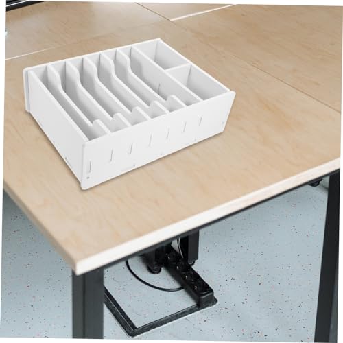Caja organizadora pequeña para billetes y monedas blanca miniatura 2