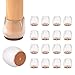 16 protectores de silicona para patas de silla de mesa, tapas de patas de goma, almohadillas antideslizantes para muebles, cubiertas de mesa, protectores de suelo de madera para patas de muebles