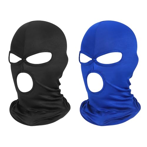 Image of Pukavt 3 Hole Balaclava Ski Mask for Men Women, Thin Full Face Mask