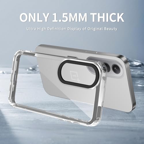 Image of Kapa Warrior Acrylic Clear Back Cover for OnePlus Nord CE 4 / Nord CE4 | Slim Shockproof [Military Grade Protection] Hybrid Bumper Case (Clear Sides)