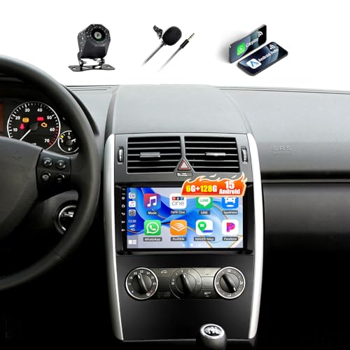 Radio Bluetooth, FM/RDS ed EQ ------ Autoradio Android 2 DIN per Mercedes Benz Classe A B con funzione vivavoce Bluetooth e riproduzione musicale Bluetooth. Supporta sintonizzatore radio FM/RDS, 18 stazioni preimpostate. Una varietà di effetti sonori EQ e selezione delle scene, per ascoltare ogni genere musicale