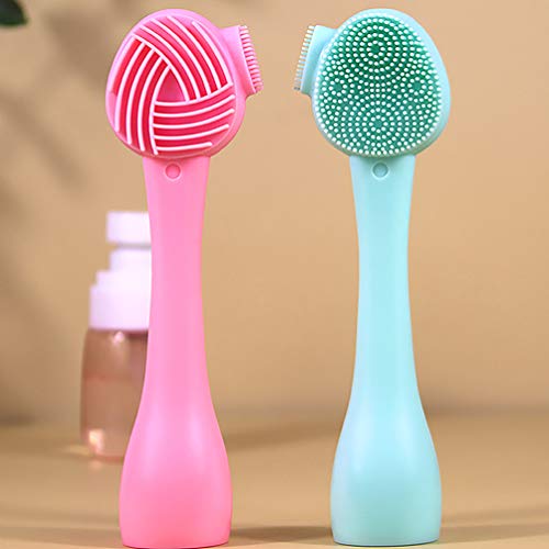 Minkissy 4 Peças de Silicone Esfregador Facial Escova de Limpeza Facial Massagem Facial Escova Esfol