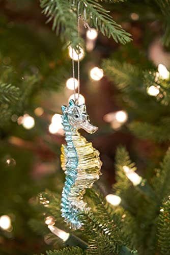 Gallerie Ii ORN74736 Iridescent Blue Seahorse Polyresin Holiday Christmas Xmas Ornament Blue thumb #4