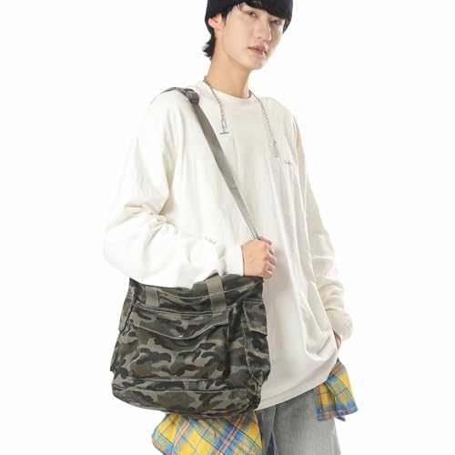 Bolso Tote Hobo MaxxCloud Unisex con Estampado Camo-Leopardo miniatura 4