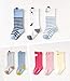 Vmonyco Baby-Girls Knee-High Socks Toddler Tube-Long-Stocking - Cartoon Animal Non-Skid Socks 8 Pairs