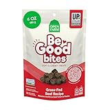 Open Farm, Be Good Bites, Soft Dog Training Treats, Small & Chewy, Made with Ethically & Sustainably Sourced Ingredients, Non-GMO Fruits & Grains, Grass-Fed Beef Recipe, 6oz Pouch