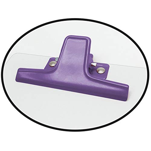 Prancheta MDF Branco A4 (23 x 33 cm) com Prendedor Metálico Color (6 Unidades), Acrimet (Prendedor R