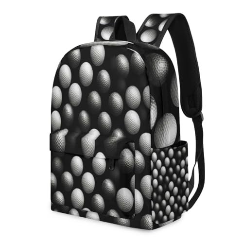 QsirBC Small Travel Backpack Golf Fun Style Casual Daypack Backpacks Lightweight Waterproof College Bookbags for Women Gift