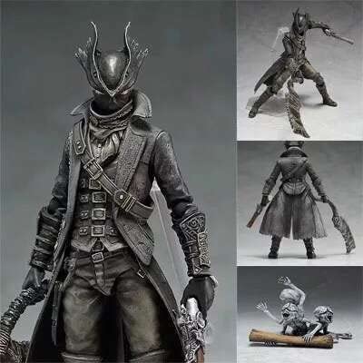 Qekazciet Figma No.367 Bloodborne Hunter Anime Action Figure Box Set #TOP5