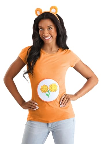 Care Bears Friend Bear Ears & Patch Kit | Care Bear Belly Badge and Orange Ear Headband Accessories...