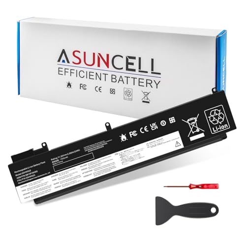 Image of ASUNCELL 11.25V 24Wh 00HW022 00HW023 Battery for Lenovo ThinkPad T460s T470s Series SB10F46460 SB10F46461 SB10F46474 SB10F46475 00HW036 00HW037