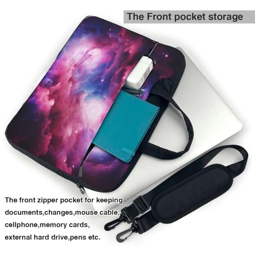Maletín portátil impermeable 15.6 pulgadas 3D Magical Nebula miniatura 6