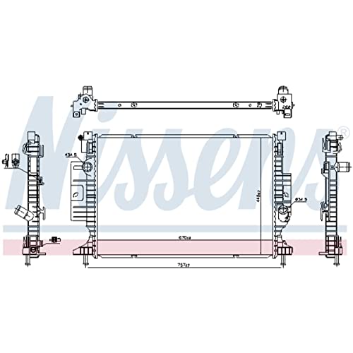 Image of NISSENS Radiator Engine Cooling 606387
