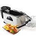 MegaChef Electric Oil Deep Fryer with Adjustable Temperature Control and Timer (3.17 Quart)