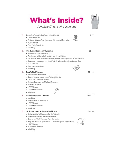 Image of Arihant All in One Mathematics Ganita Manjari (Part 1) for CBSE Class 9 | New NCERT Based 2026 | NEP 2020 & NCF-SE 2023 Aligned | Theory, Practice Exercises, CBQs & Mind Maps