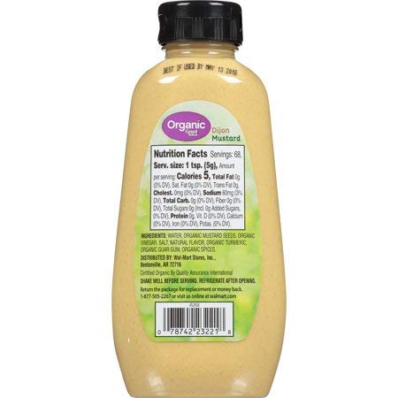 Miniatura 5 de 8 onzas de mostaza orgánica Dijon - De Great Value