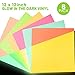 GIRAFVINYL Glow in The Dark Permanent Vinyl, Neon Glow in Dark Vinyl - 12