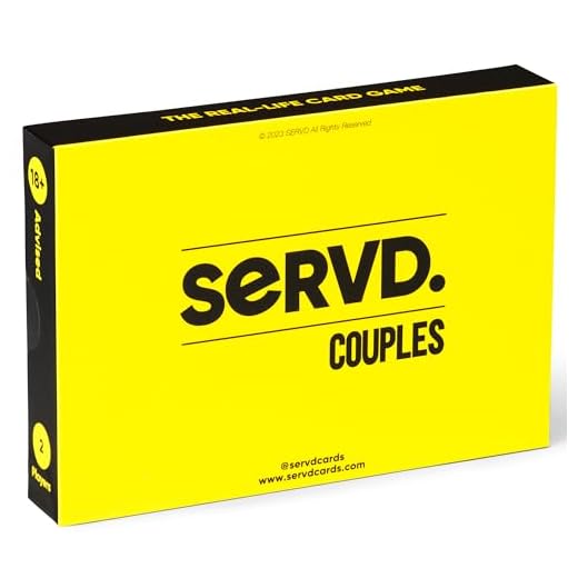 SERVD - Couples - El divertidísimo Juego de Cartas para Parejas para la Vida Real (Versión en Inglés)