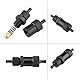 boost controller,Manuelle Boost-Controller, Auto Universal Aluminiumlegierung einstellbar MBC Manuelle Turbo-Boost-Controller für Turbolader schwarz