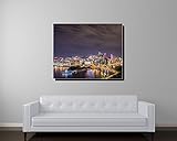 Pittsburgh from Mt Washington, Gallery Wrapped Canvas