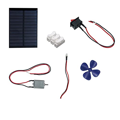 Image of Electronic Spices Diy Mini Solar Home Kit Starter Kit With Video Tutorial & User Manual Solar Powered Toy Kit