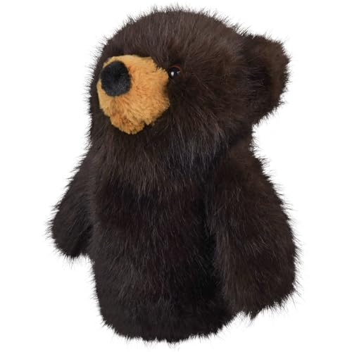 RVRAYS Animal Zoo Golf Driver Headcover Premium Plush Novelty Driver Headcovers Funny Golf Club Covers Protection Men's Golf Gear Driver Headcover for Men and Women Brown Bear