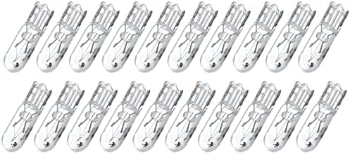 20 pcs T5 17 86 206 White Halogen Light Bulb Instrument Cluster Gauge Dash Lamp 12V