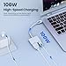 Apple USB-C to HDMI Adapter 4K@120Hz for iPhone 15 16 to TV, MFi Certified Type-C to HDMI 2.1 Cord Dongle with 100W Fast Charging Port for MacBook Pro/Air, iPad Pro, iMac, Galaxy S25/S24 and More