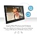 NIX Advance 8 Inch USB Digital Picture Frame; HD IPS Display, Auto-Rotate, Motion Sensor, Remote Control; Mix Photos and Videos in The Same Slideshow
