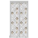 Cortina De Puerta con Aislamiento Térmico, Cortina De Puerta Aislada, Puerta De Pantalla De Aire Frío Resistente Al Polvo, para Puertas Corredizas De Balcón, Puerta De Patio De Sala De Estar