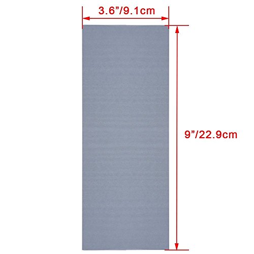 AUSTOR 36 Pieces Wet Dry Sandpaper, High Grit 1500 2000 2500 3000 5000 7000 Assorted Sandpaper Sheets Assortment 9 x 3.6 Inches Abrasive Paper for Automotive Sanding Wood Furniture Finishing by AUSTOR - Image 3