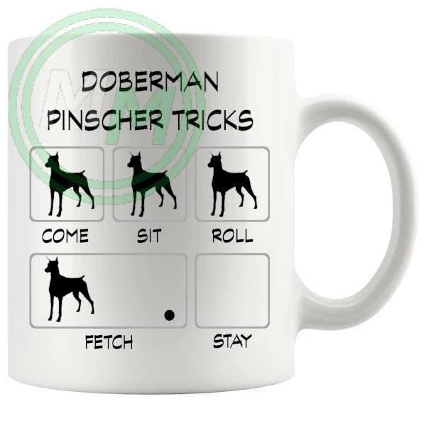 Doberman Pinscher Tricks Mug Gifts For Doggy Moms And Dads
