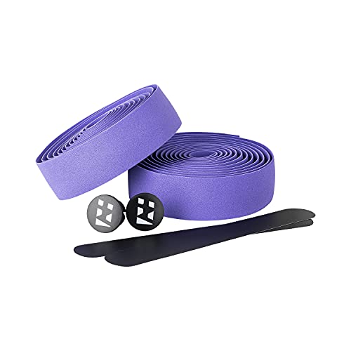 URBAN ZWEIRAD - Lenkerband Rennrad Power Lilac - inkl. Endstopfen und Klebestreifen - Griffband Rennrad Violett extra griffig - 200 cm x 3 cm - 3 mm Stärke