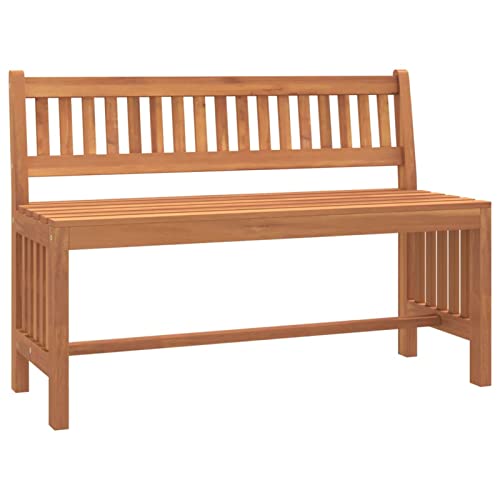 Banc de jardin d'extérieur résistant aux intempéries en bois - 4