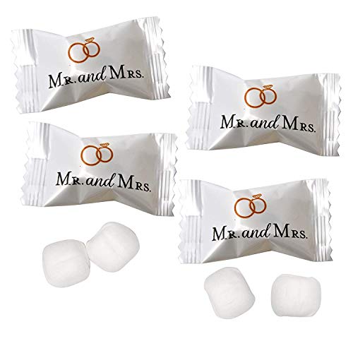 Mr and Mrs Wedding Buttermints Candy Bags 100 Count Mint Candies 14 Oz