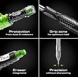 Pica Fine Dry Bundle 70703 | Zestaw z Pica 7070 Fine‑Dry Automatic Longlife Pencil (5× grafit HB) i wkładami specjalnymi 7030 (24× grafit HB) | Ø 0,9 mm | Wielokrotnego użytku