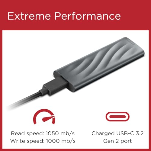 Lenovo PS8 Portable SSD - 1TB, R 1050 MB/s, W 1000 MB/s| USB-C Universal Compatibility | Windows, MacOS & Android |for Creators, Students & Gamers|... - Image 3