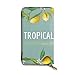 Produktbild JHGFG Zitrone Blumen und Blätter Exotische Grafik Echtes Leder Geldbörse Lange Damen Geldbörse Handtasche Multi Kartenhalter Organizer Für Frauen Angepasst