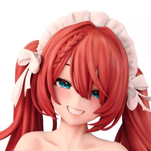 Zatanend Ecchi Figure Red-haired Girl(No Clothes) Waifu Hentaii.Sexy Action Anime Girl Figure +18 Uncensored Collection Statue Gift Model Toy No Box
