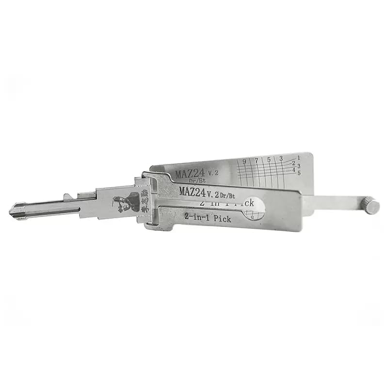 MAZ24 LiShi 2 in1 Lock Pick and Decoder, Car Key Reader, Professional Auto Locksmith Tools