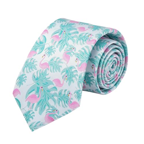 Image of Alizeal Mens 3.15'' Gradient Novelty Pattern Tie Set with Pocket Square Casual Color Tie Set