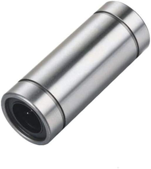 Linear Bearing LM16LUU LM20LUU LM25LUU LM30LUU Linear Motion Bushing ABEC-1 Long Type Linear Bearing Linear Ball Bearings(LM16LUU A1 5PCS)