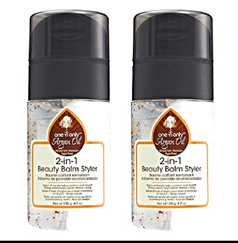 One N Only Argan Oil 2-In-1 Beauty Balm Styler 4.2oz (2 Pack)