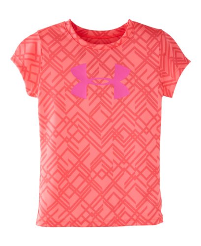 Under Armour Girls 2-6X Printed Big Logo Nu Tech Tee
