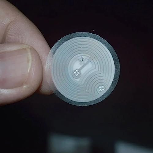 Image of CLICKEDIN NFC Stickers,Rewritable,144 Bytes Memory,13.56 MHz ISO 14443A:NFC Tag Pack of 10 Sticker (Mobile, Laptop, Tablet, Phone)