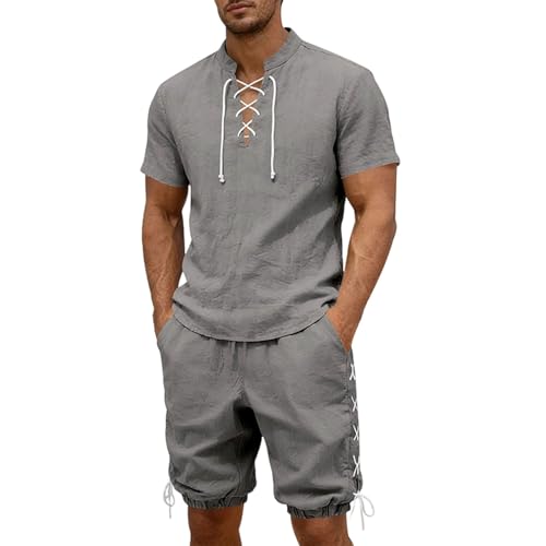 Ensemble homme été contre la chaleur tenue légère et aérée