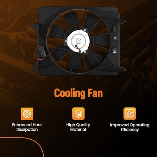 Image of maXpeedingrods 621386 A /C Condenser Cooling Fan for Honda Element 2007-2011, 38611PZDA01 38615PZDA11 HO3113125